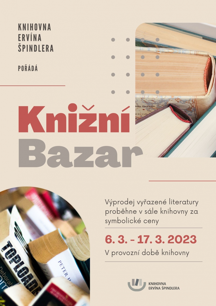 Plakát akce Knižní bazar