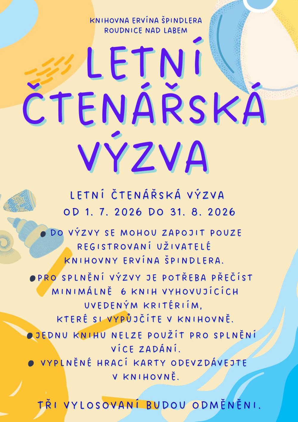 Letní čtenářská výzva zná své výherce!